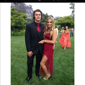 LF high low cutout dress